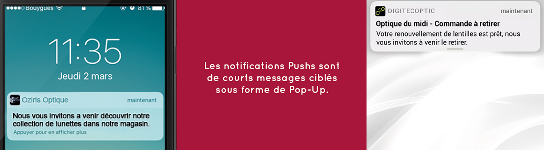 notification push sur mobile